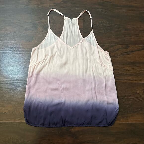 Young, Fabulous & Broke pink & purple dip-dyed ombre tank top size S - Picture 5 of 11
